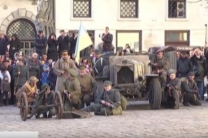 Річниця Листопадового Чину: У Львові влаштували марш слави Української галицької армії – відео