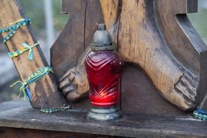 Поминальний молебень та покладання квітів біля каплиці на Алеї Героїв Небесної сотні 