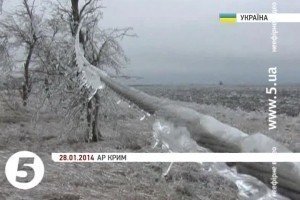 В одному з районів Криму &ndash; надзвичайний стан через негоду