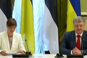 Зустріч Президентів України та Естонії з представниками ЗМІ – відео