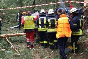 У столиці розбився вертоліт – фоторепортаж з місця аварії