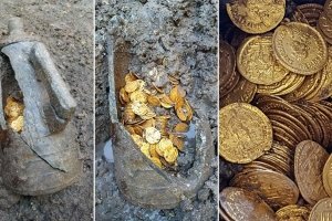 Серед руїн археологи знайшли древні римські монети