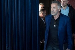 До України вперше прибув "залізний" Арнольд Шварценеггер – фото