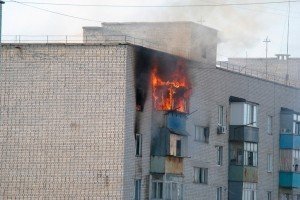 У Бердянську в багатоповерхівці сталася пожежа, одна людина загинула