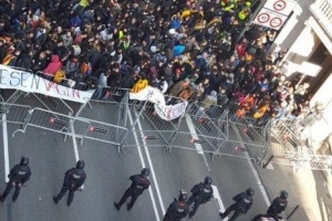 Антиурядові протести в Каталонії: поліція повідомила про затриманих мітингарів