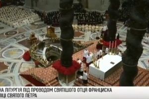 Літургія під проводом Святішого Отця Франциска в Базиліці святого Петра у Ватикані – відео