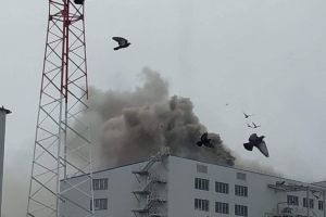 Клуби темно-сірого диму: в морському порту Миколаєва сталася пожежа – ФОТО