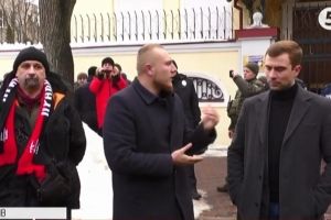 Російське генконсульство в Харкові закидали зеленкою та яйцями