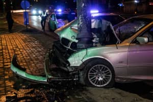 Постраждали через темперамент: у Києві 4-ро арабів на BMW влаштували ДТП після сварки з водієм – фото