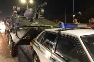 У столиці сталася ДТП за участі БТР – фото, відео