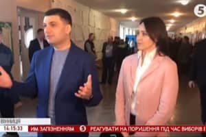 "Радий, що можемо спокійно обирати майбутнє": Гройсман проголосував у Вінниці