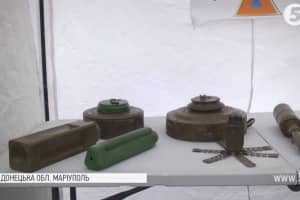 Смерть під ногами: у Маріуполі навчали, як треба діяти при виявленні міни чи вибухівки