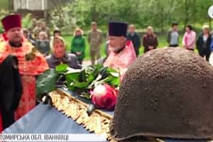 На Житомирщине перезахоронили останки 10 воинов времен Второй мировой