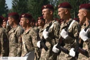 Все задачи выполнены: во Львове встретили 80-ю десантно-штурмовую бригаду ВСУ