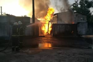 У Київській області сталася пожежа на АЗС, горіла ємність зі скрапленим газом