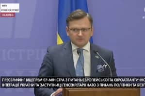 Прес-брифінг віцепрем'єра Кулеби та заступниці генсека НАТО – відео