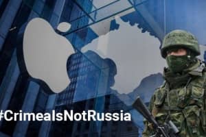 Міжнародна волонтерська спільнота запроваджує флешмоб для Apple через "російський" Крим 