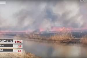 В Ровенской области поджигателей сухой травы отслеживают с квадрокоптера – результат