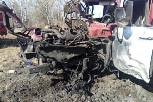 В Луганской области пожарная машина подорвалась на взрывчатке – три человека пострадали