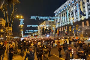 Як минула смолоскипна хода до дня народження Степана Бандери в Києві – фото