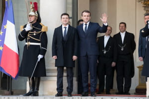 Зустріч президентів України та Франції в Києві – відео
