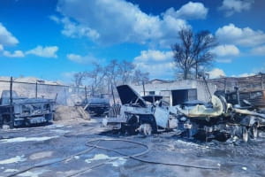 На Луганщині у військовій частині спалахнула пожежа: є потерпілі