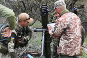 Відточували навички: в ООС пройшли навчання мінометників – фотогалерея  