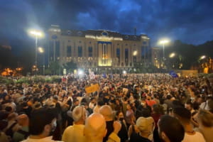 На акції противників ЛГБТ-маршу у Тбілісі постраждали понад 50 журналістів