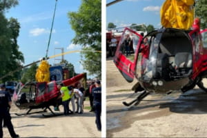 Падіння вертольота з українцями в Польщі: ЗМІ оприлюднили відео інциденту