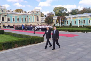 Президент Ізраїлю прибув на зустріч із Володимиром Зеленським – фото 