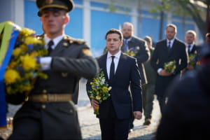 Зеленський взяв участь у церемонії з нагоди Дня захисників і захисниць України