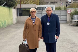 Денисова приехала в грузинскую тюрьму, где находится Саакашвили