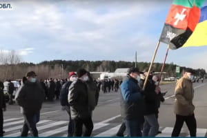 Шахтарі перекрили дорогу біля пункту пропуску "Ягодин" – причина