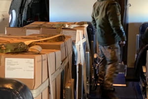 До Києва прибула частина військової допомоги, яку Литва надала Україні