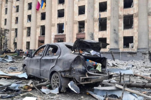 З-під завалів Харківської ОДА, яку обстріляли 1 березня, дістали тіла 24 загиблих
