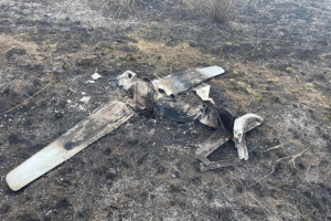 На Донеччині прикордонники збили рашистський БПЛА з автоматів