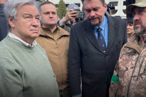 "Я представил моих внучек, которые убегают в панике" – генсек ООН Гутерреш в шоке после визита в Бородянку и Бучу
