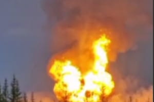 На росії горить найбільше газове родовище – відео
