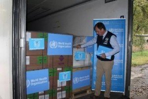 ВООЗ надала Україні перший транш гуманітарної допомоги на 2,4 млн. грн.