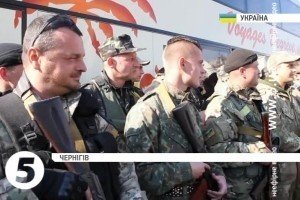 Чергова ротація батальйону МВС "Чернігів" повернулась з Донбасу без втрат