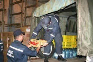 Рятувальники ДСНС України доставили до Краматорська  57 тонн гуманітарної допомоги