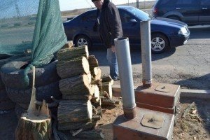 Залізничники виготовили мобільні пічки і передали на Схід України