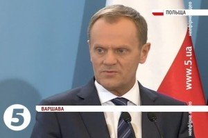 Туск запропонував нові санкції проти Росії