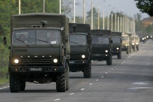 Місія ОБСЄ зафіксувала військові колони на шляху до Донецька