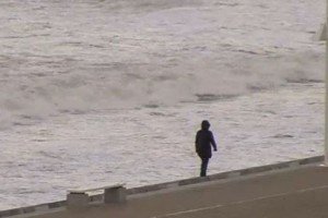 На німецькому узбережжі - сильний шторм