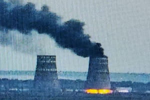 росіяни влаштували пожежу на території ЗАЕС