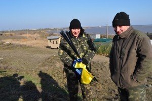 Херсонські волонтери передали воїнам-артилеристам три мобільні комфортні будиночки