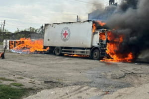 На Донеччині через обстріл рф загинули працівники Червоного Хреста (оновлено)