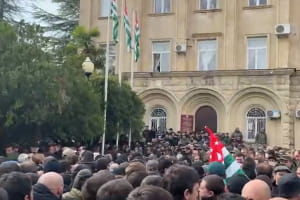 В окупованій Абхазії розпочалися протести через 