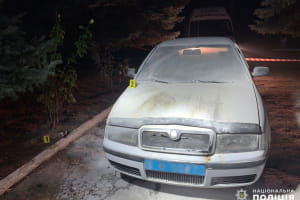 На Миколаївщині затримали школярів, які за вказівкою куратора підпалили поліцейський автомобіль